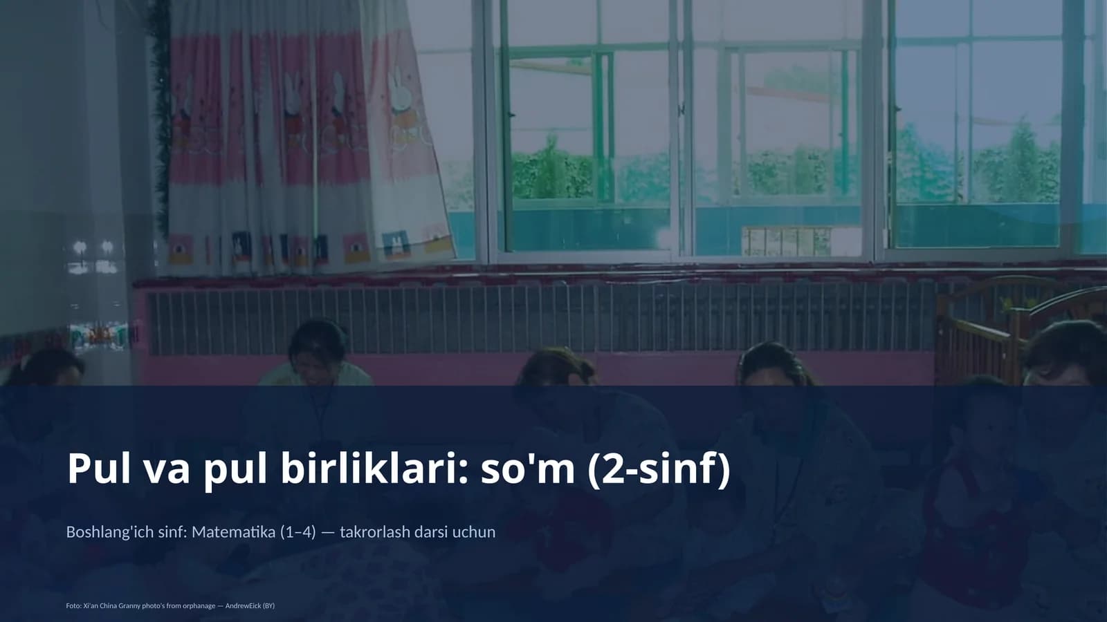 Pul va pul birliklari: so'm (2-sinf)