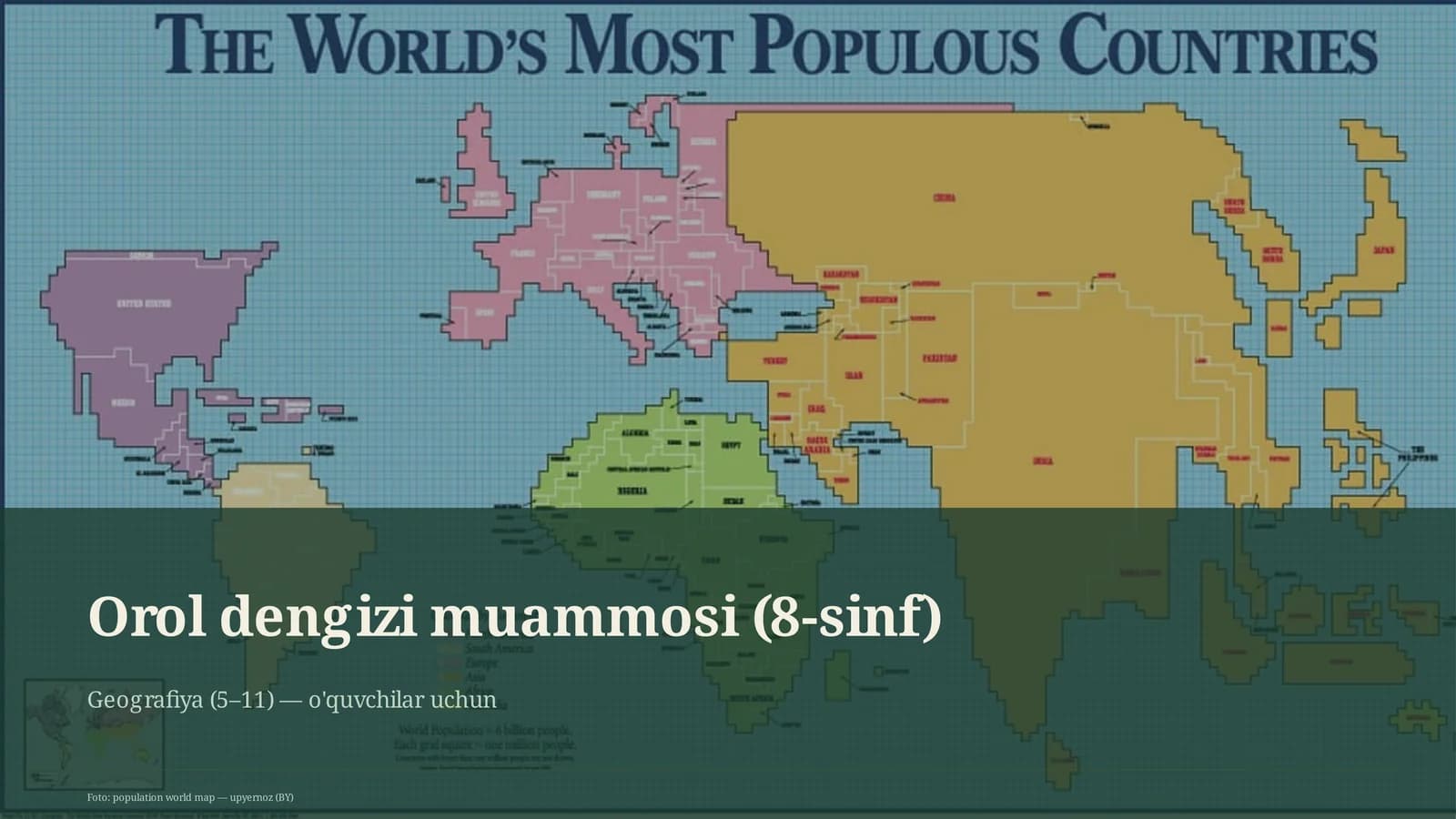 Orol dengizi muammosi (8-sinf)