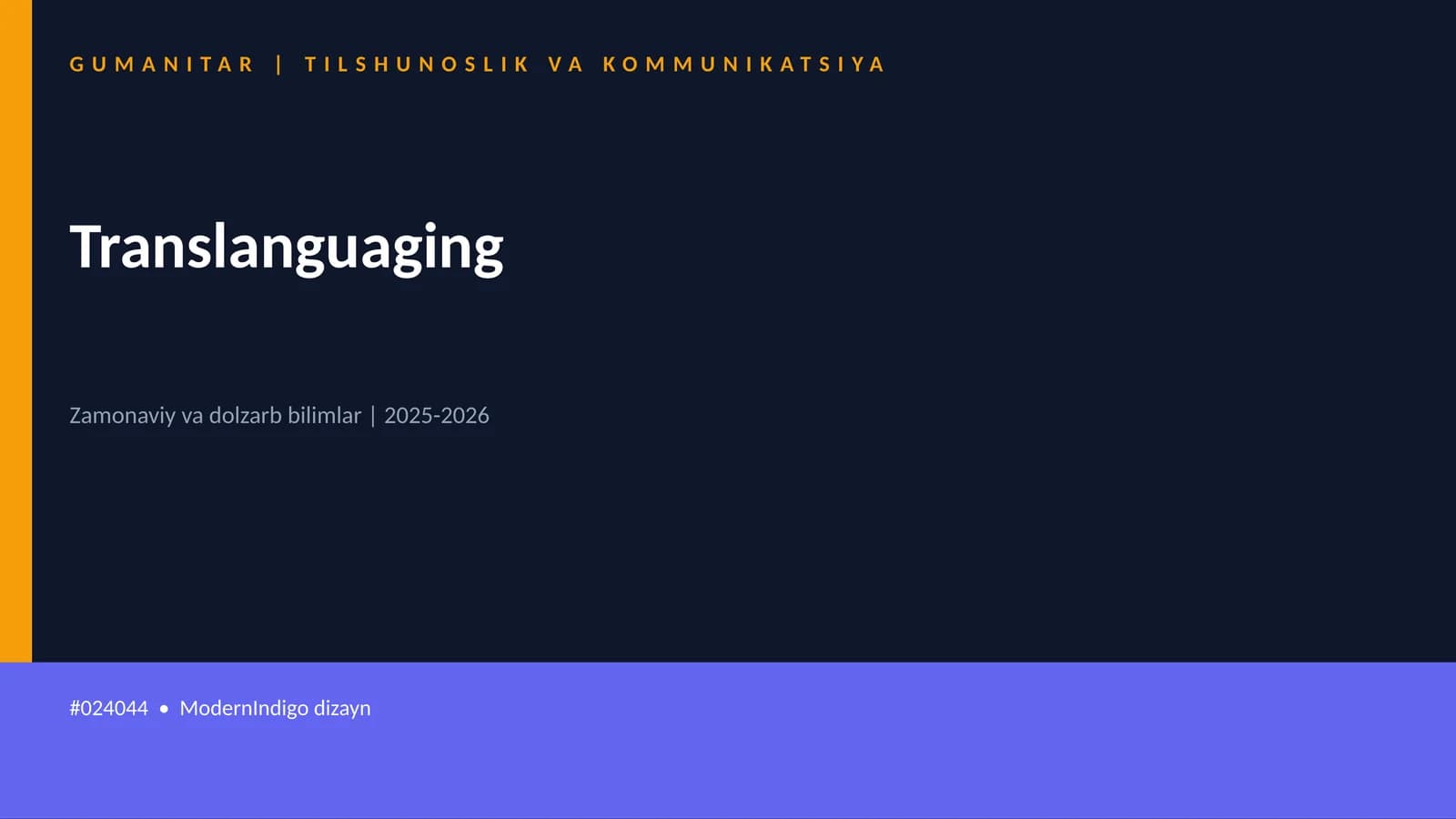 Translanguaging