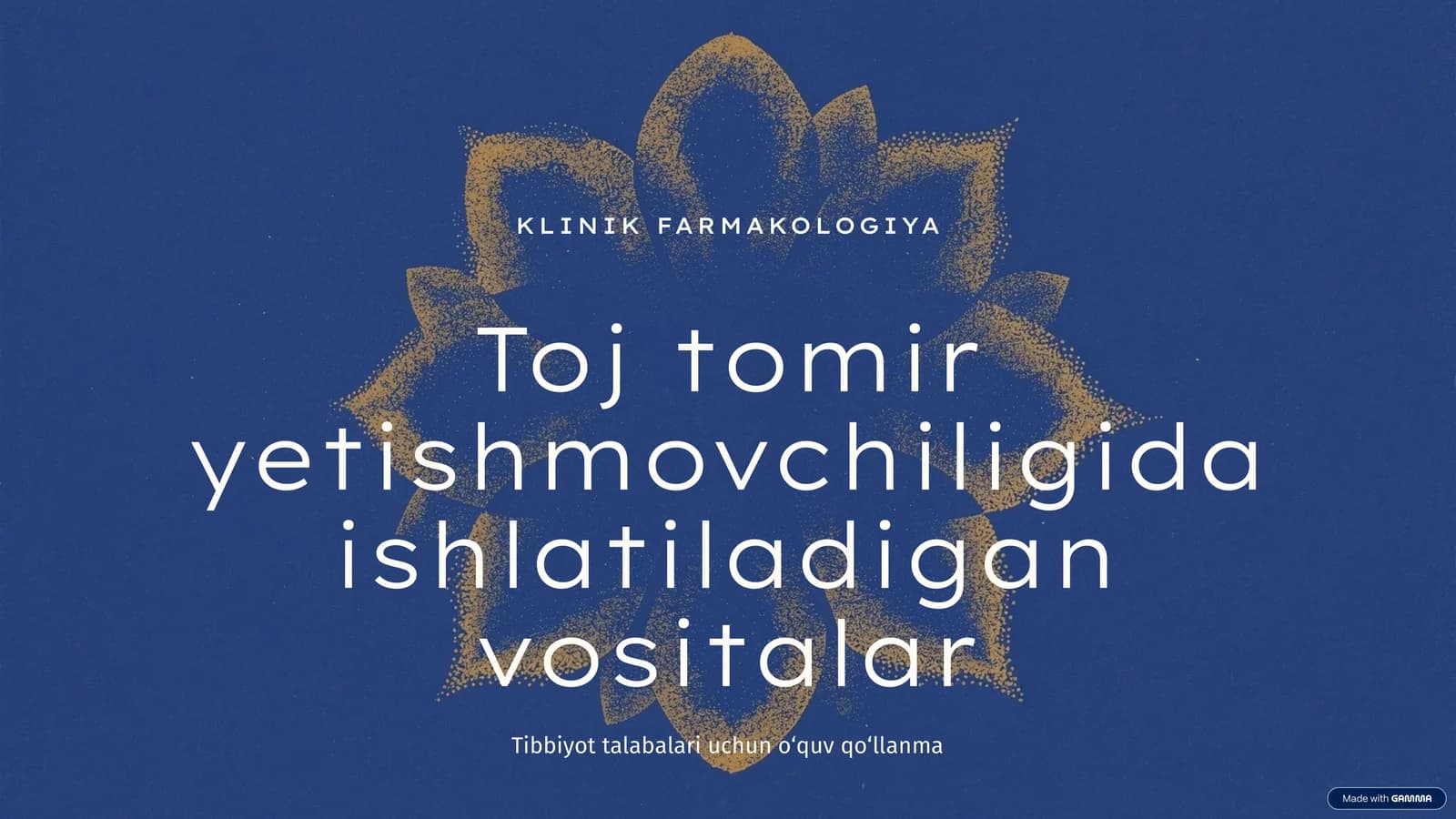 KLINIK FARMAKOLOGIYA