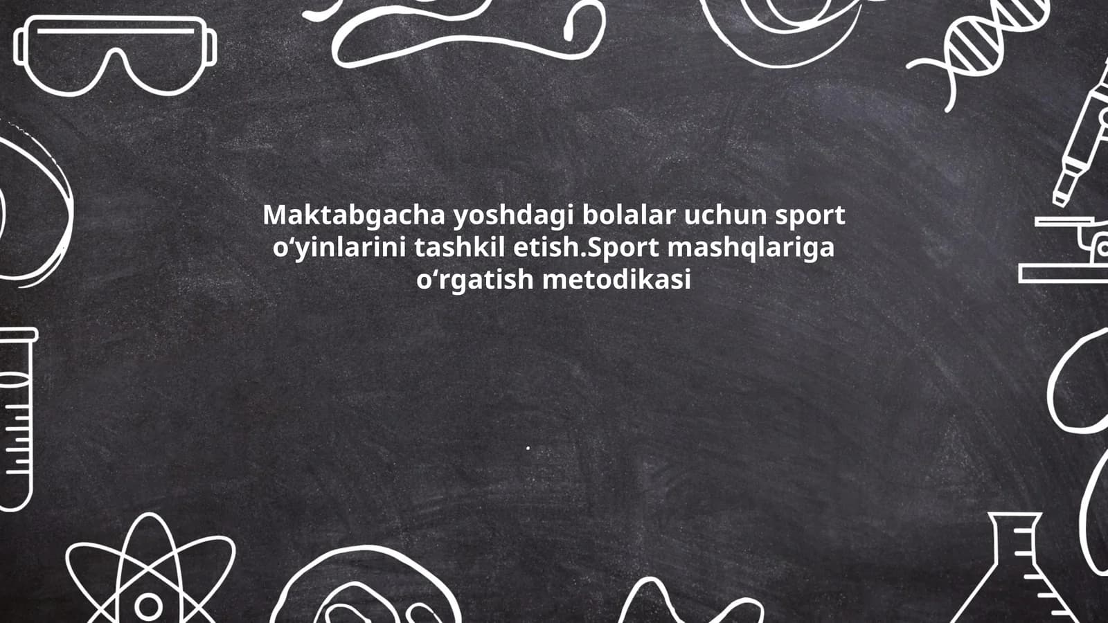 Maktabgacha yoshdagi bolalar uchun sport oʻyinlari