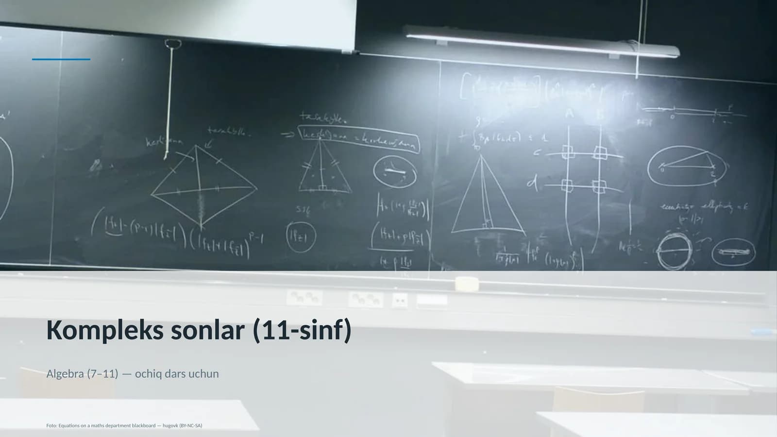 Kompleks sonlar (11-sinf)