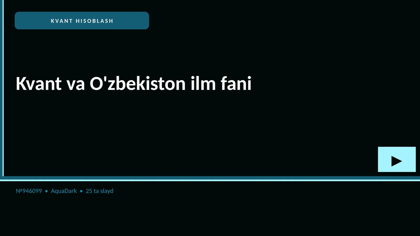 KVANT HISOBLASH