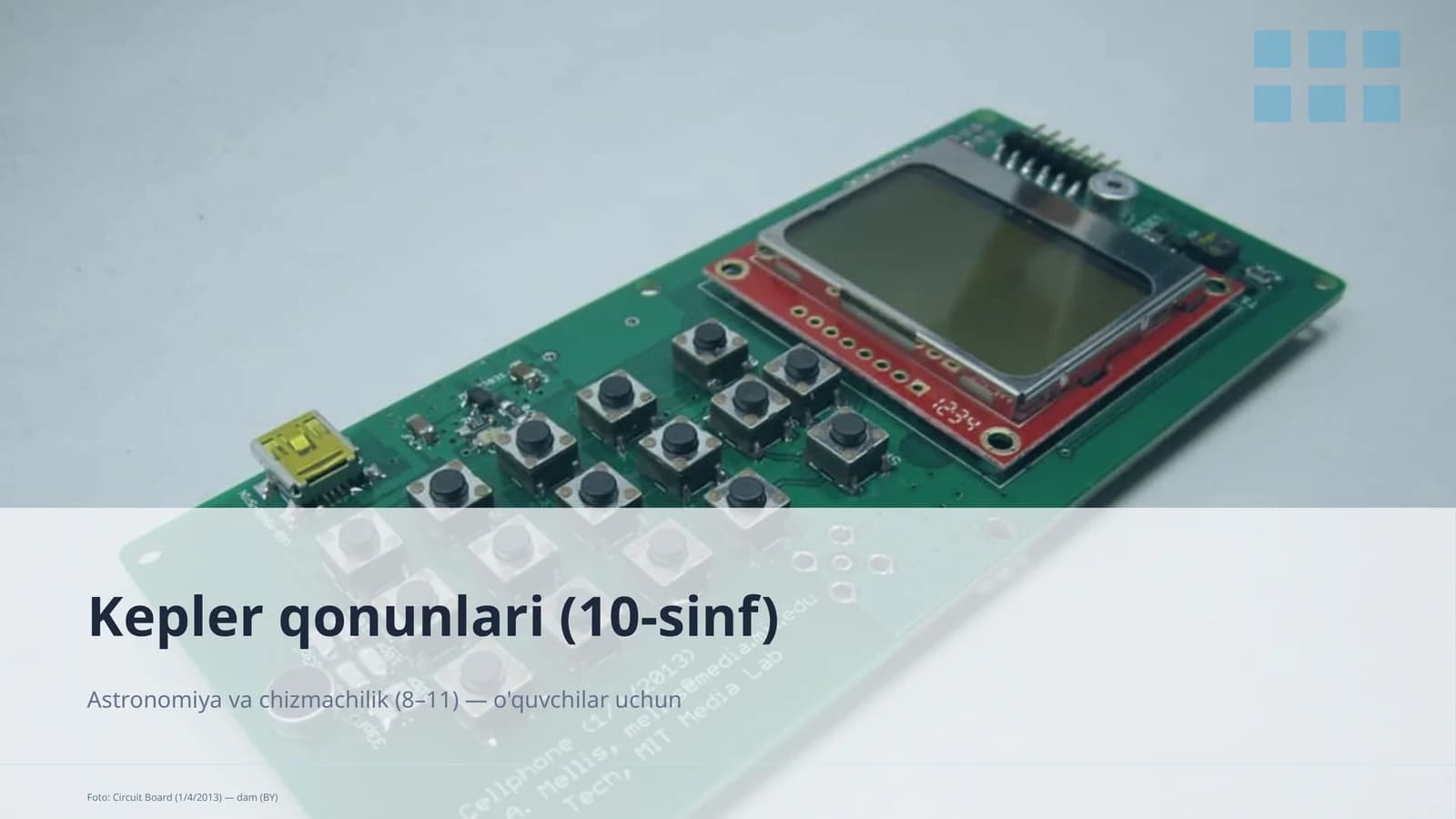 Kepler qonunlari (10-sinf)