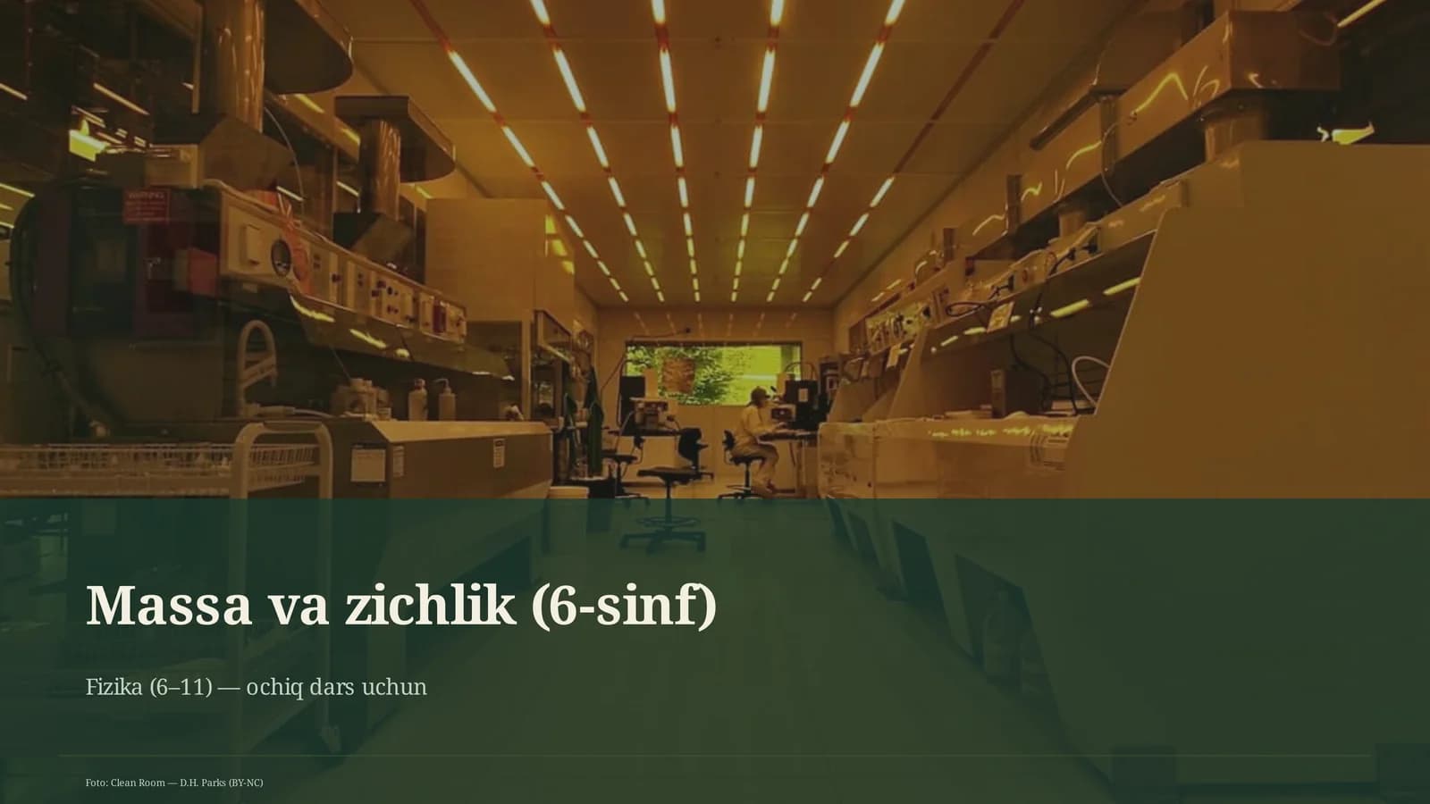 Massa va zichlik (6-sinf)
