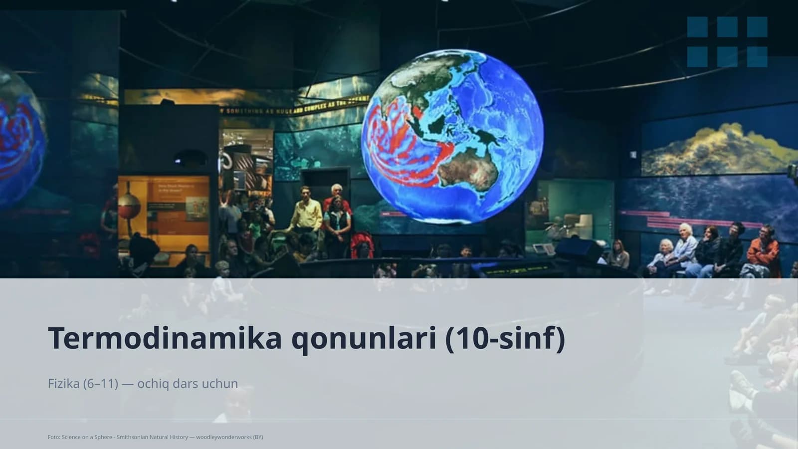 Termodinamika qonunlari (10-sinf)