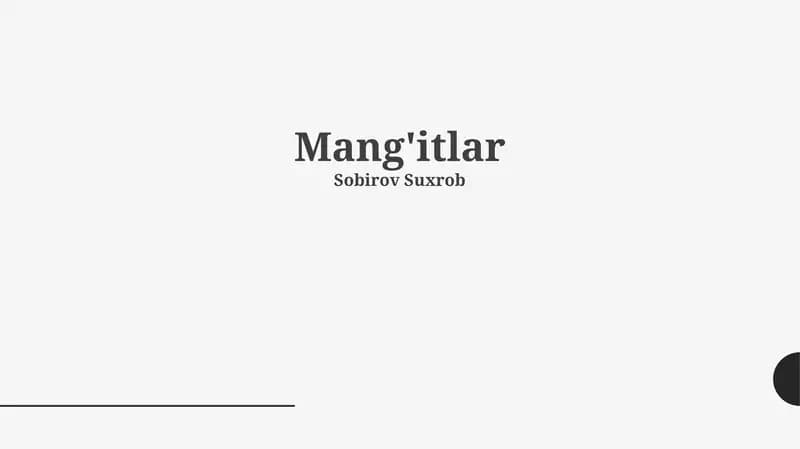 Mang'itlar
