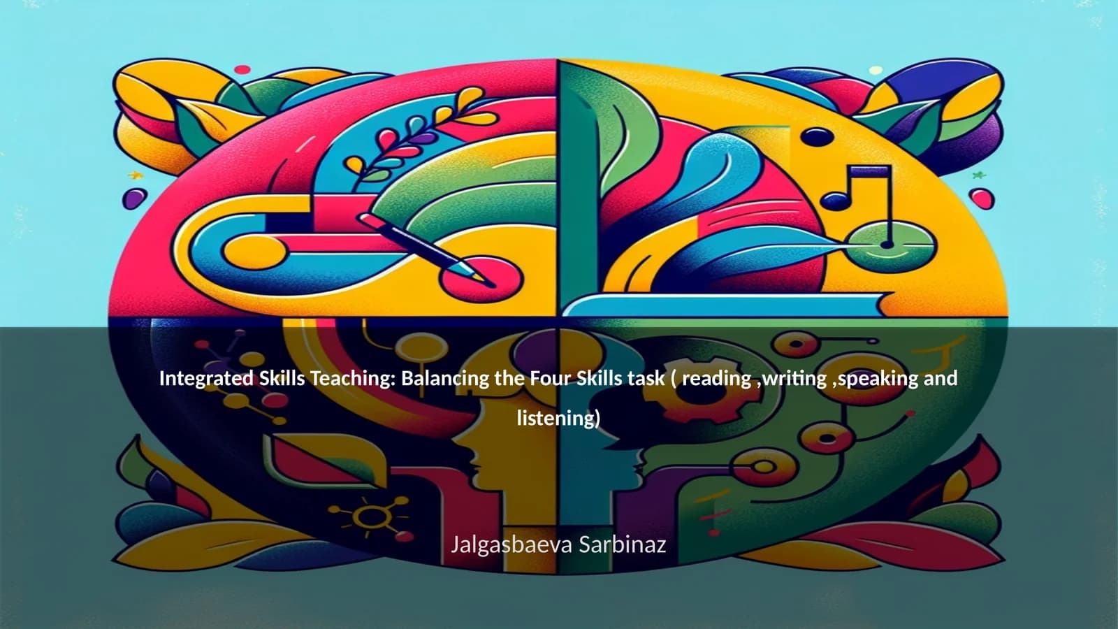 Integrated Skills Teaching: Balancing the Four Skills task ( reading,writing,speaking and listening)