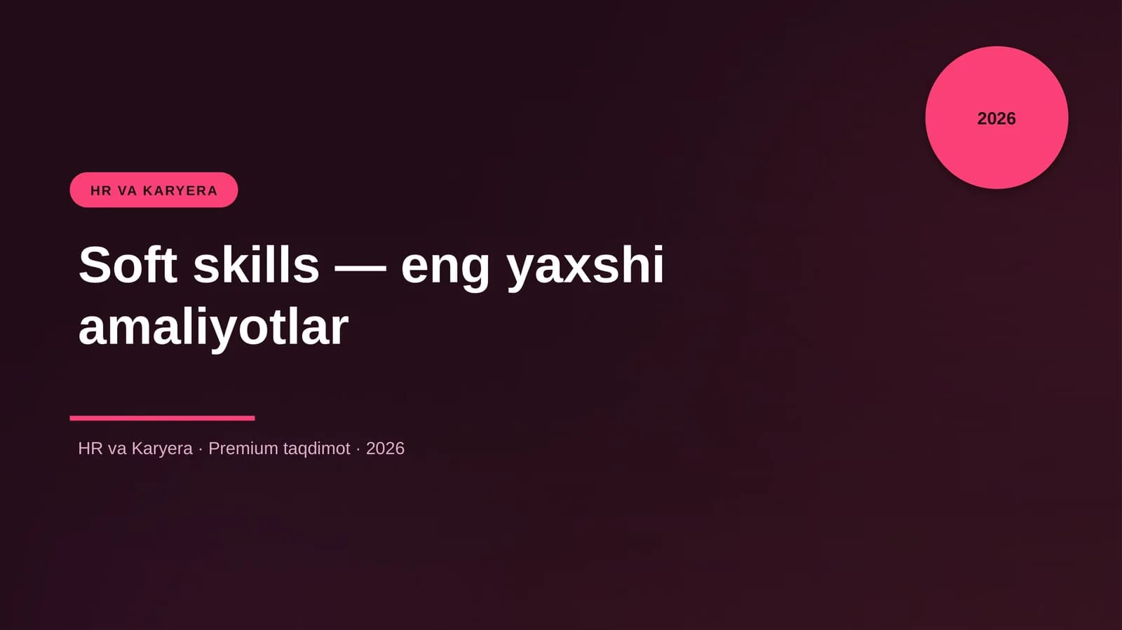 Soft skills — eng yaxshi amaliyotlar