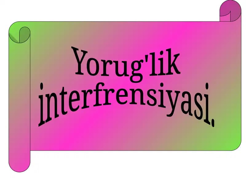 Yorug'lik