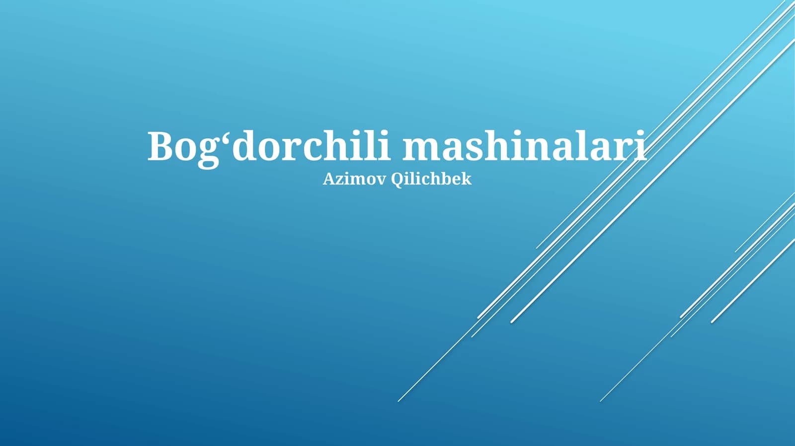 Paxta Yigim-Terim Mashinalari