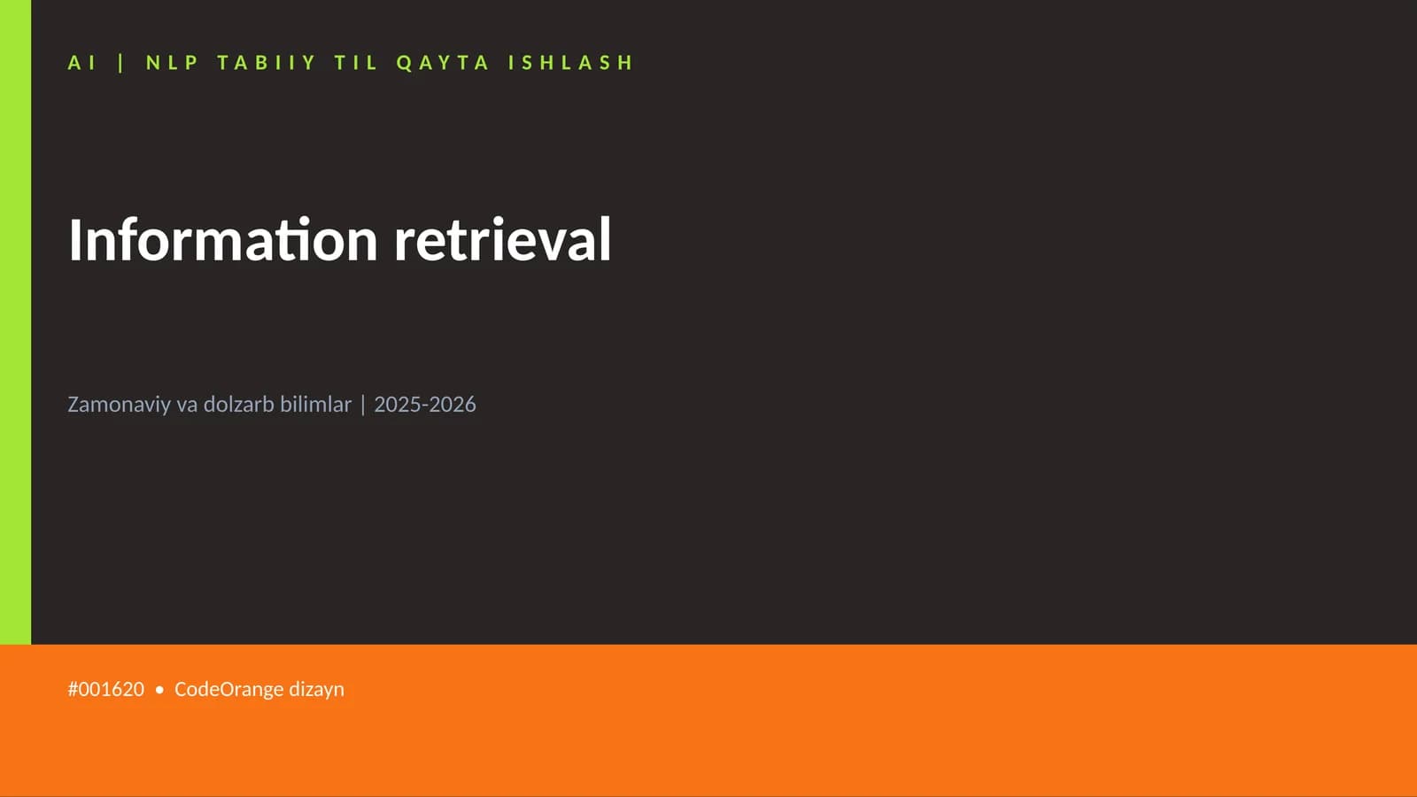 Information retrieval