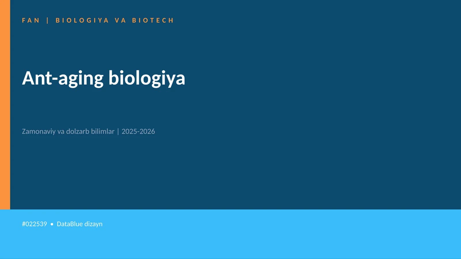 Ant-aging biologiya