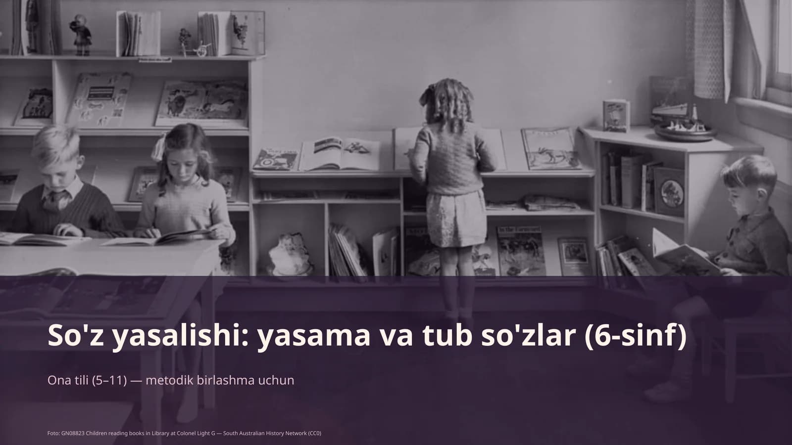 So'z yasalishi: yasama va tub so'zlar (6-sinf)