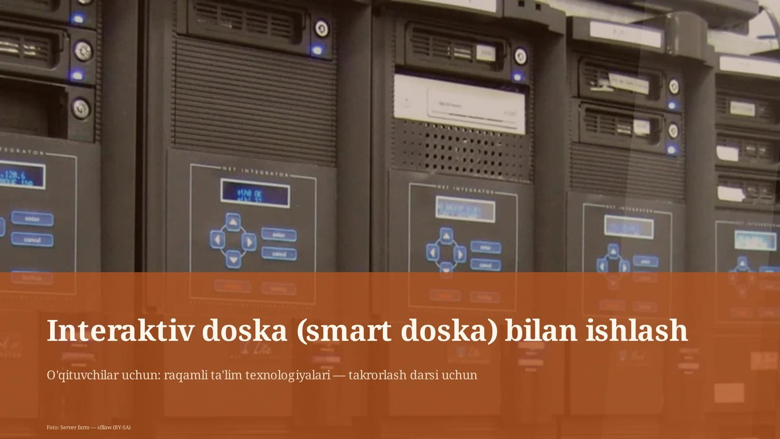 Interaktiv doska (smart doska) bilan ishlash