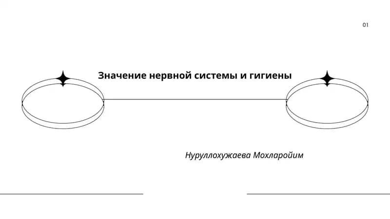 Значение нервной системы и гигиены