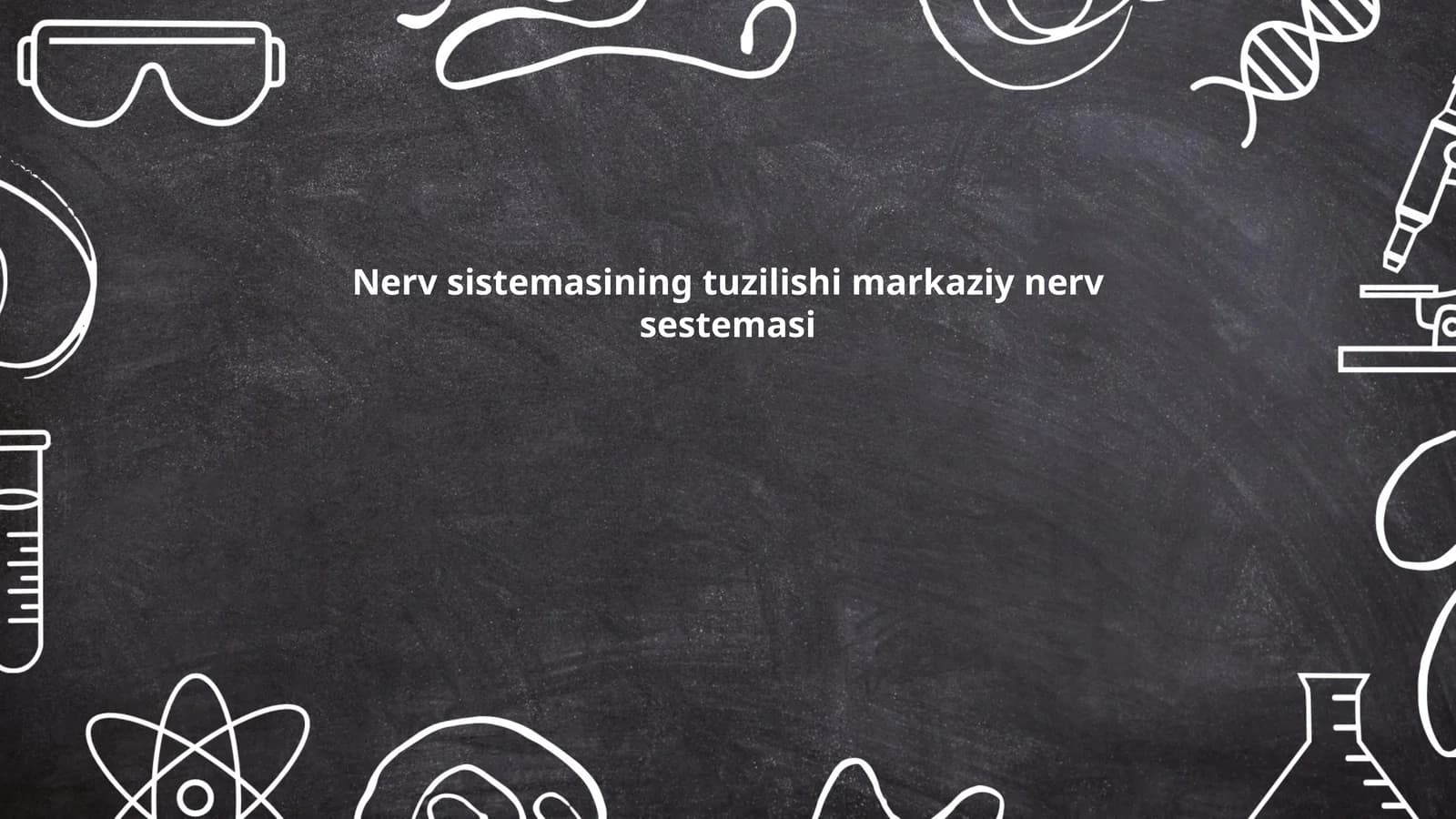 Nerv sistemasining tuzilishi markaziy nerv sestemasi