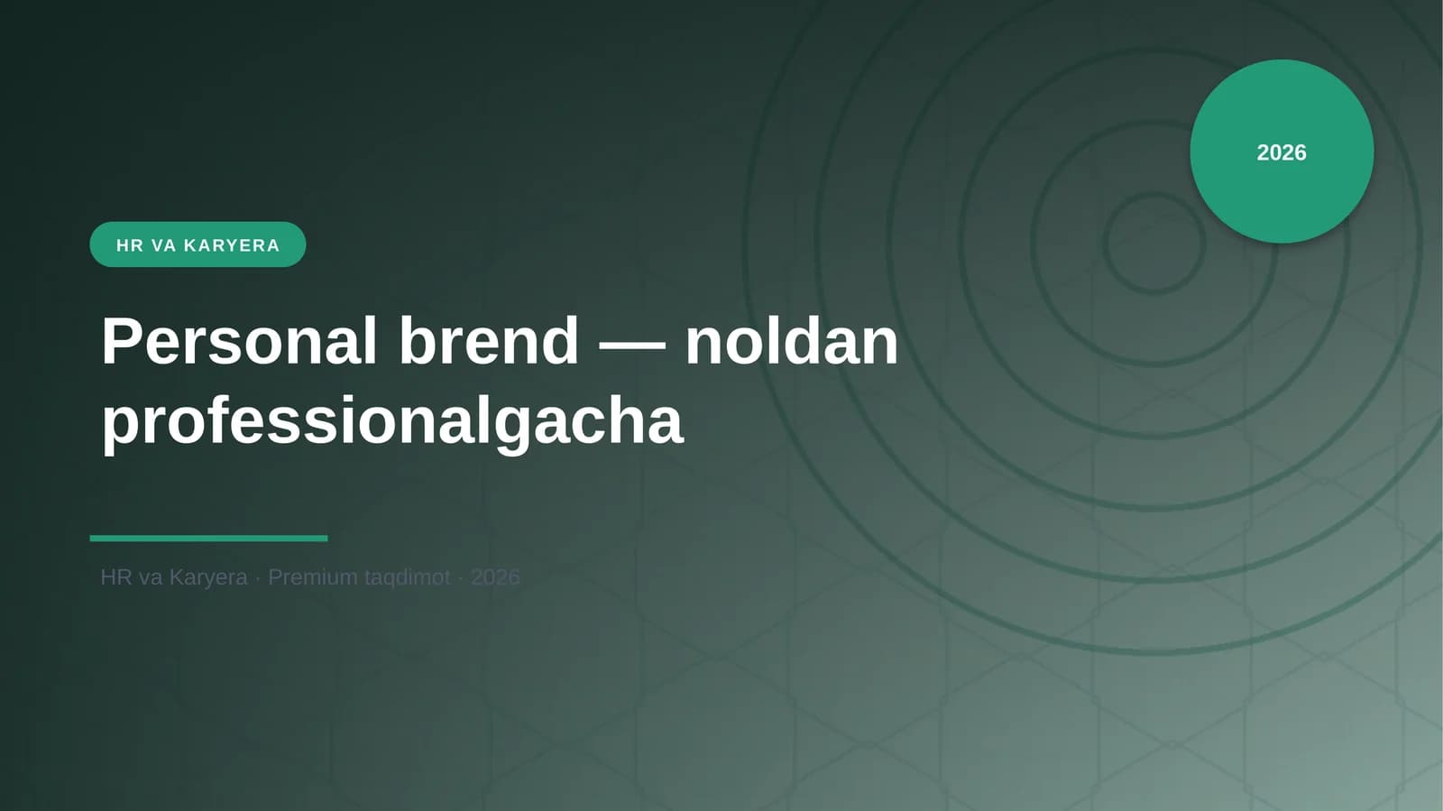 Personal brend — noldan professionalgacha