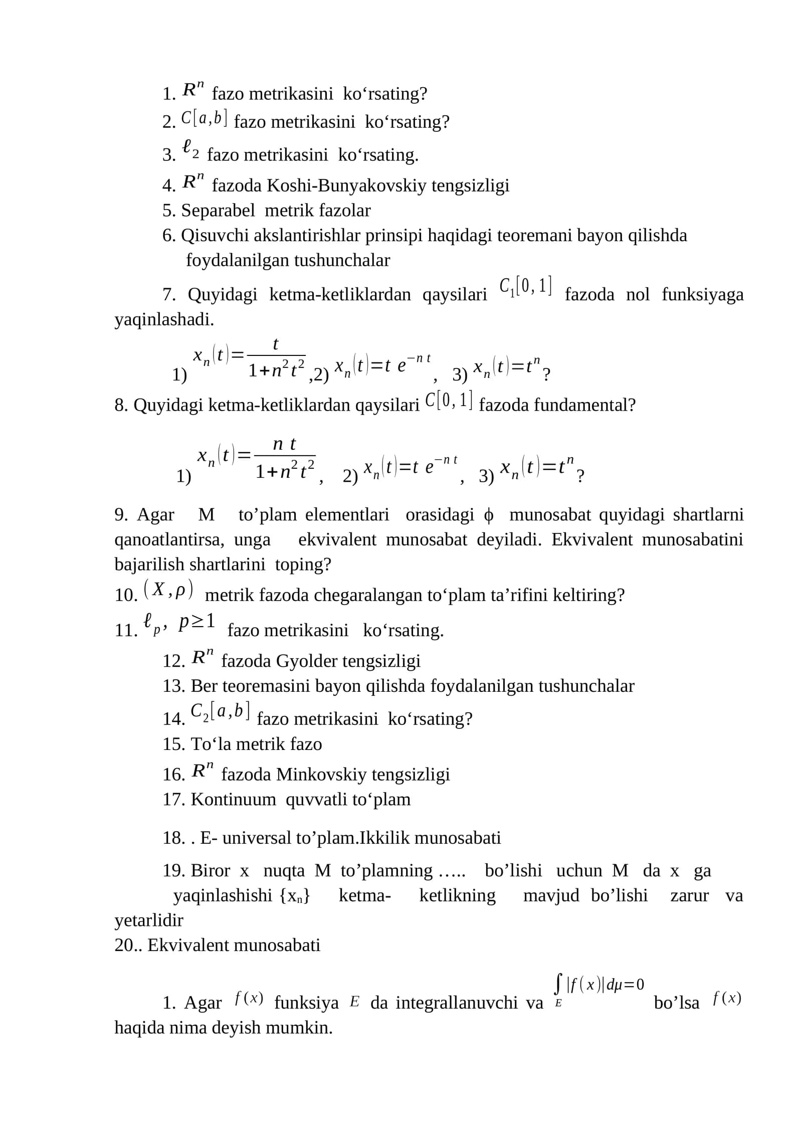 Separabel metrik fazolar