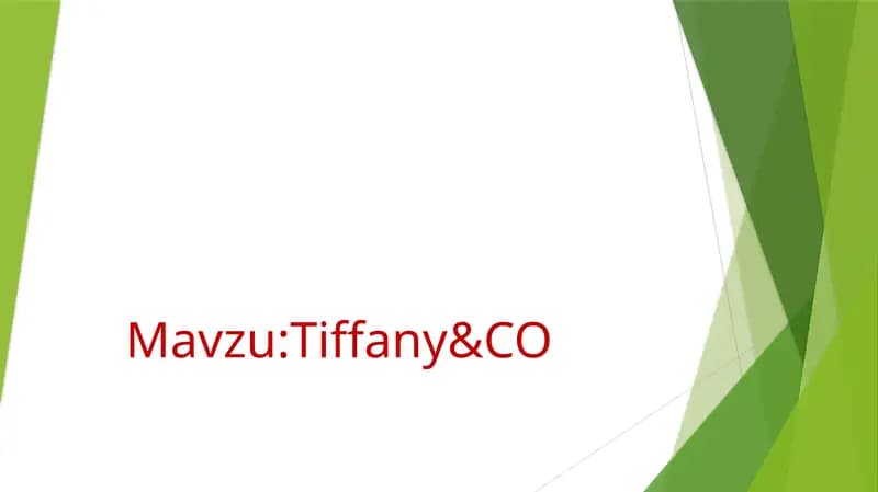 Tiffany&CO
