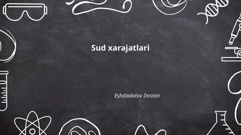 Sud xarajatlari