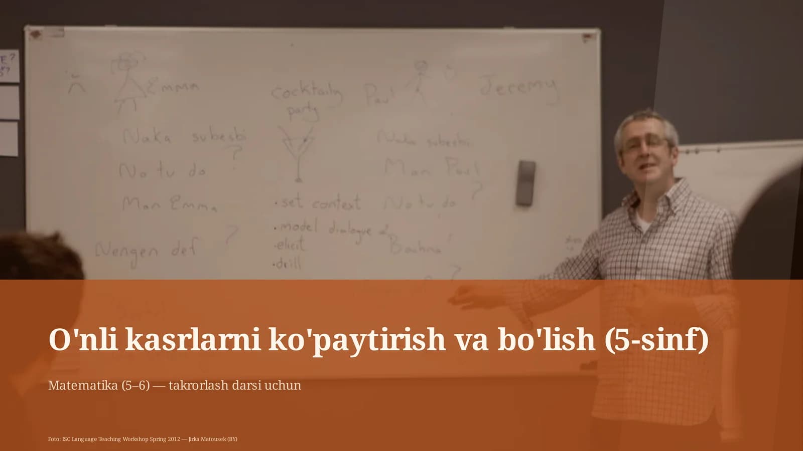 O'nli kasrlarni ko'paytirish va bo'lish (5-sinf)
