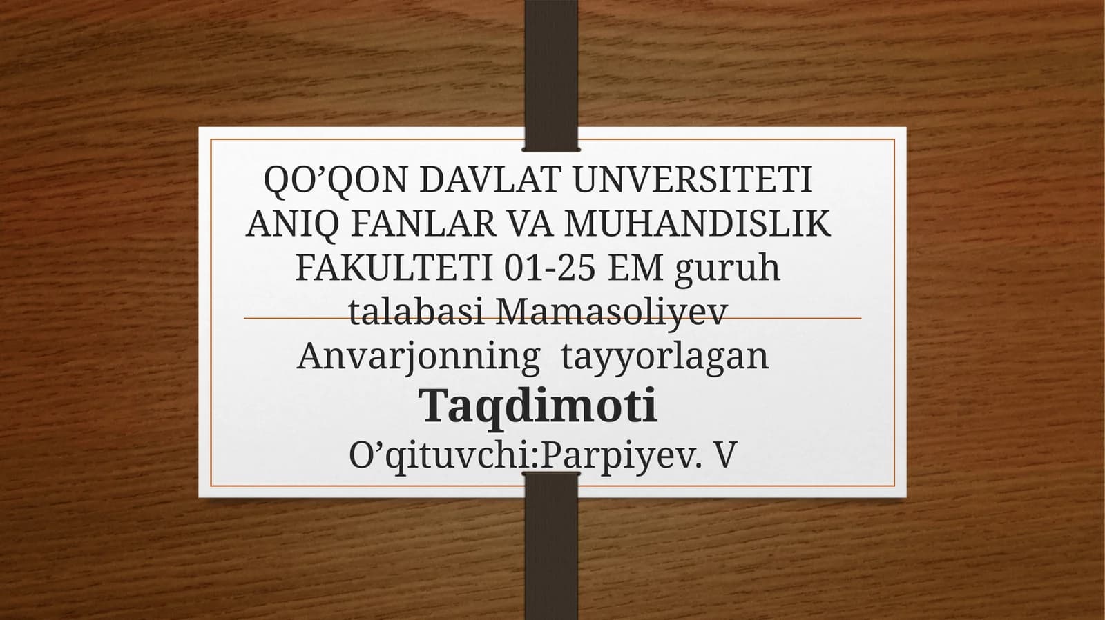 Birinchi va ikkinchi tur egri chiziqli integrallar orasidagi bog‘lanish. Ostrogradskiy-Grin formulasining tadbiqlari