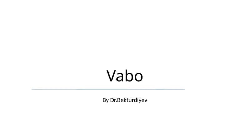 Vabo