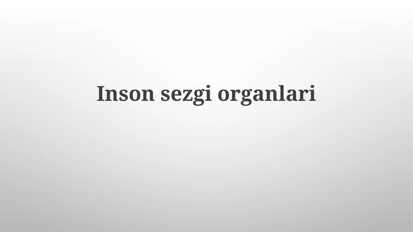 Insonsezgiorganlari