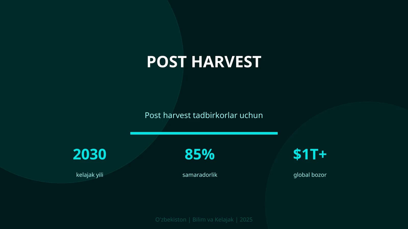 Post harvest