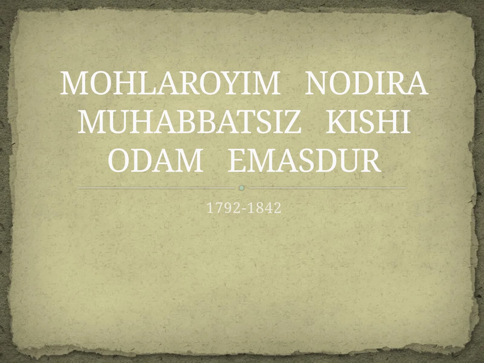 Mohlaroyim Nodira