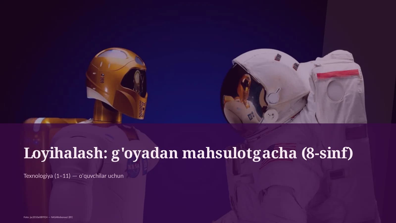 G'oyadan mahsulotgacha (8-sinf)