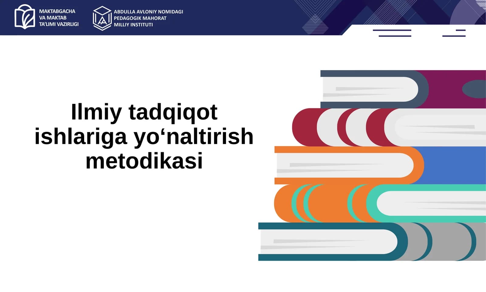Ilmiy tadqiqot ishlariga yo‘naltirish metodikasi