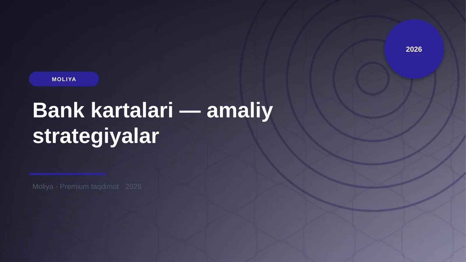 Bank kartalari — amaliy strategiyalar
