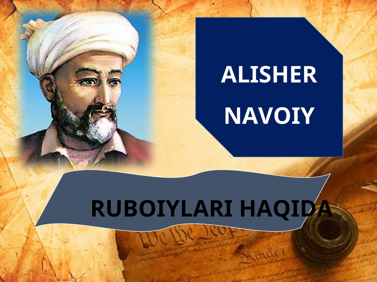 ALISHER NAVOIY RUBOIYLARI HAQIDA