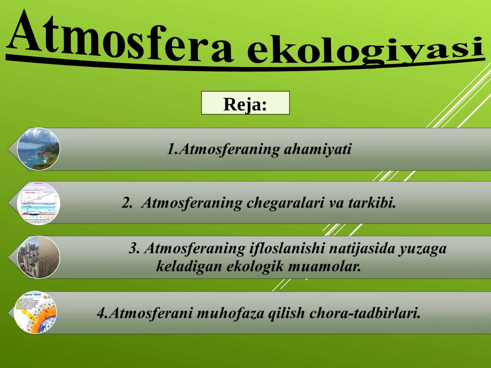 Atmosfera ahamiyati