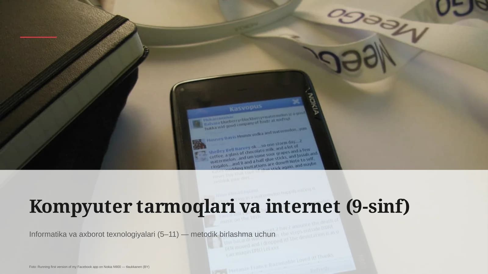 Kompyuter tarmoqlari va internet (9-sinf)