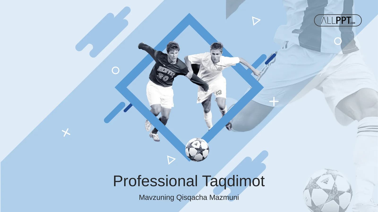 Soccer Sports Taqdimoti (43 Slayd)