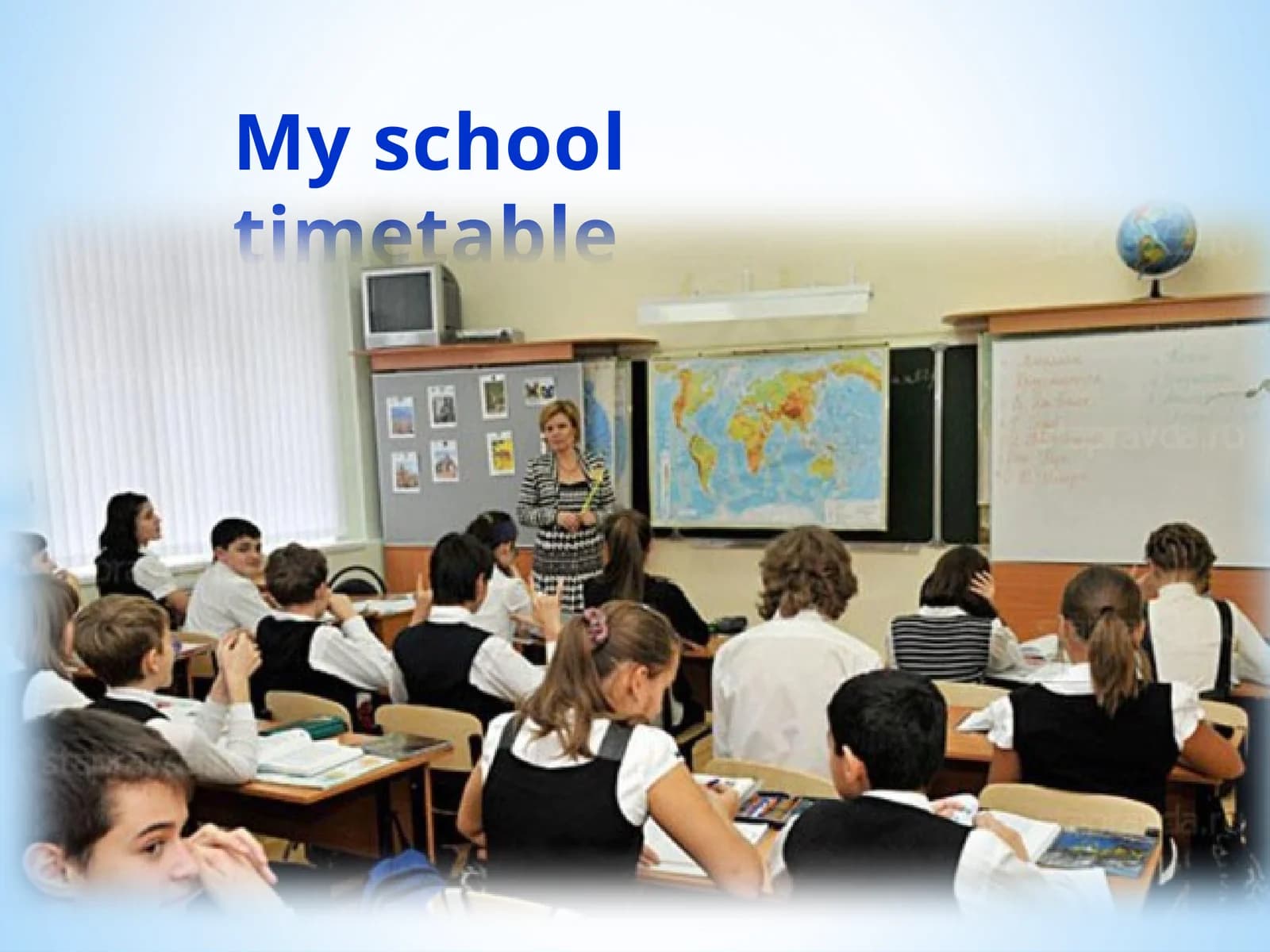 My school timetable