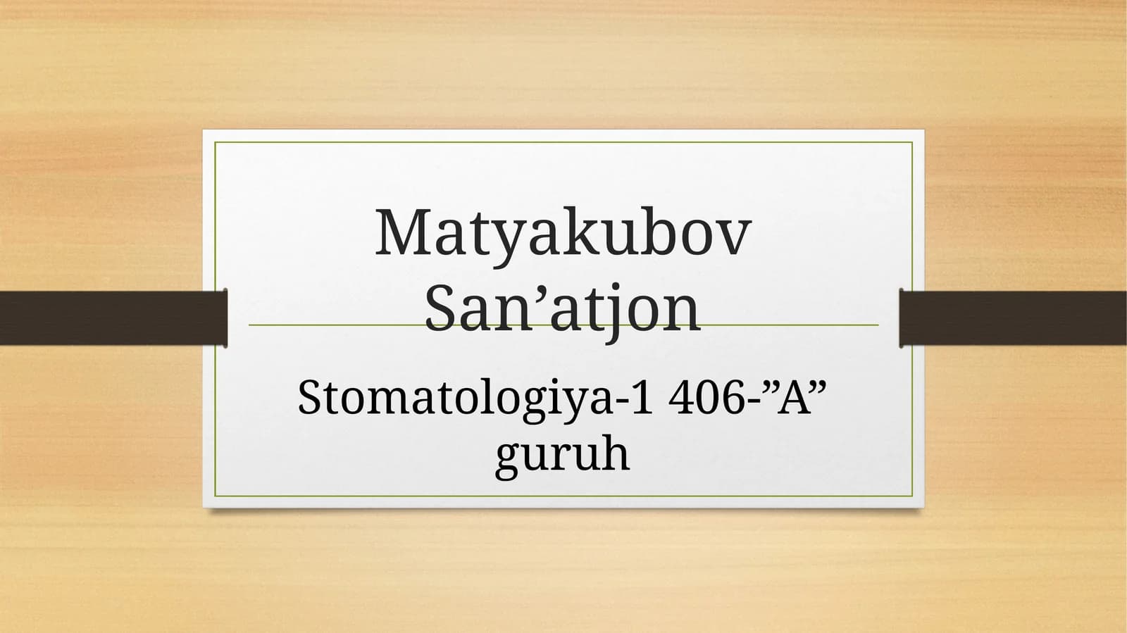 Bolalarda surunkali qaytalanuvchi aftoz stomatiti