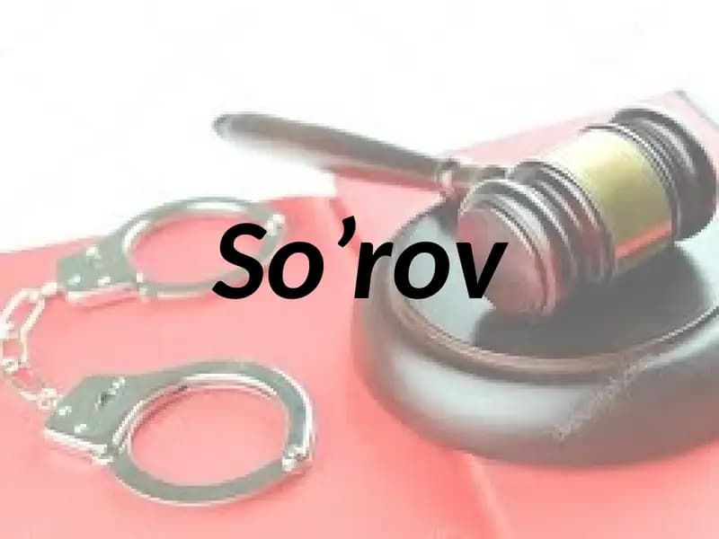 So’rov