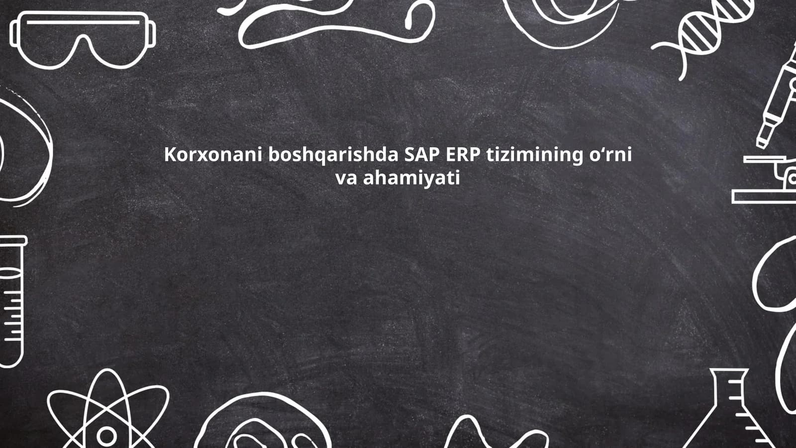 SAP ERP tizimi