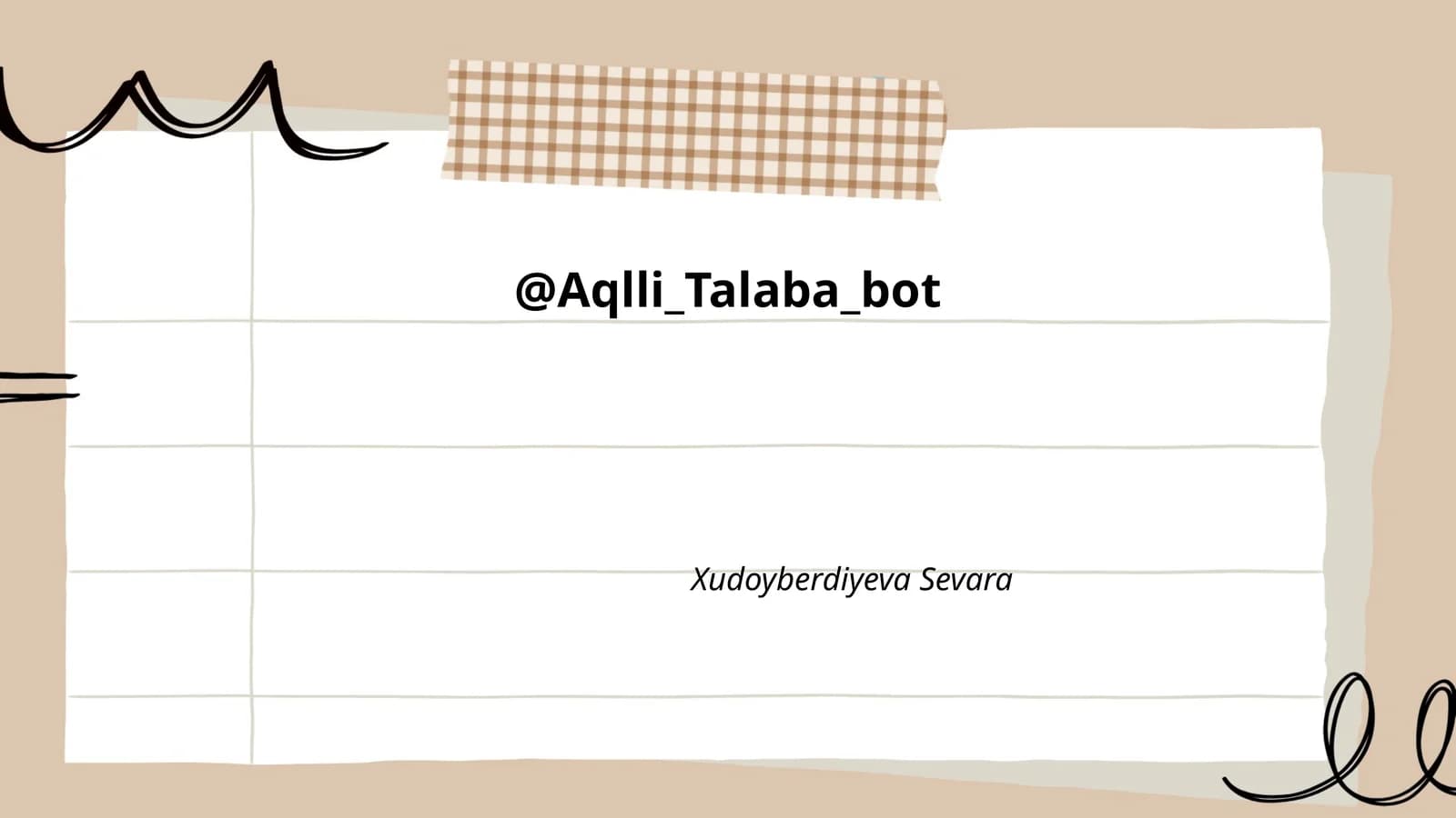 @Aqlli_Talaba_bot