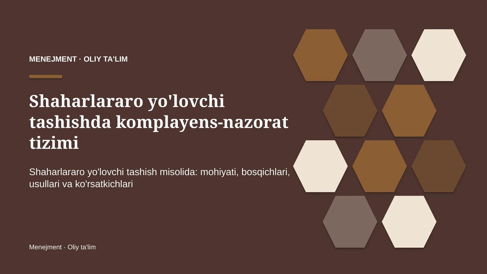 shaharlararo yo'lovchi tashishda komplayens nazorat tizimi 4491