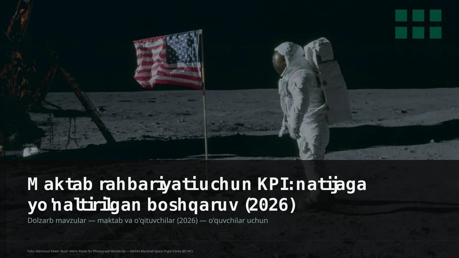 Maktab rahbariyati uchun KPI: natijaga yo'naltirilgan boshqaruv (2026)
