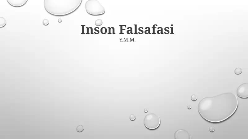 Inson Falsafasi