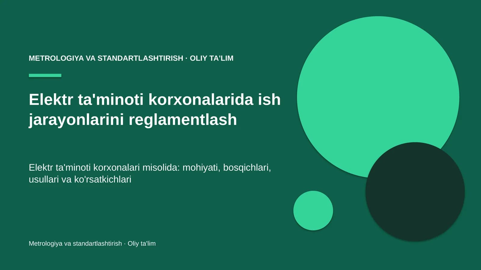 elektr ta'minoti korxonalarida ish jarayonlarini reglamentlash 1460