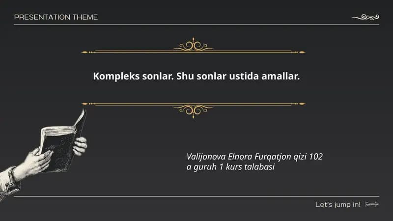 Kompleks sonlar
