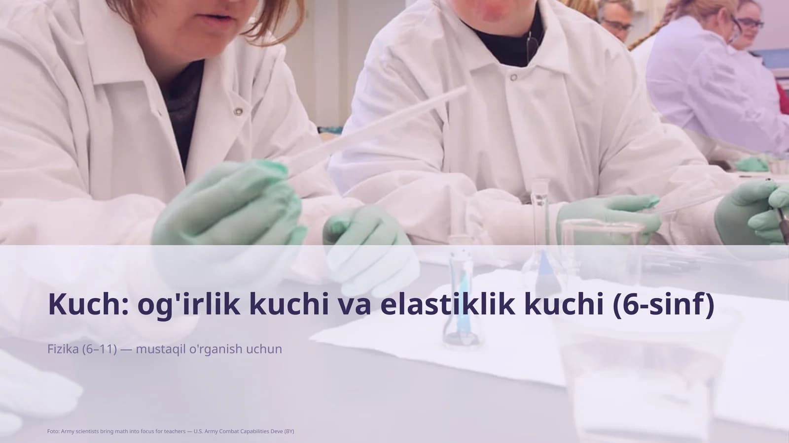 Fizika (6–11) — mustaqil o'rganish