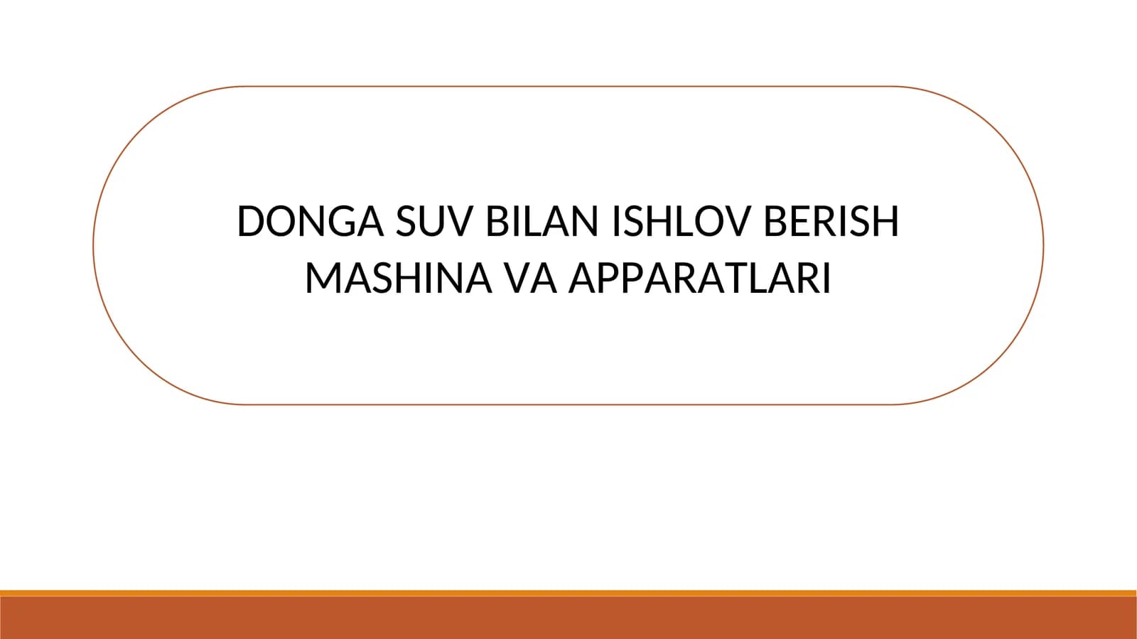 DONGA SUV BILAN ISHLOV BERISH MASHINA VA APPARATLARI